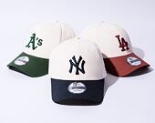 Kšiltovka New Era 9FORTY MLB New York Yankees Light Cream / Navy