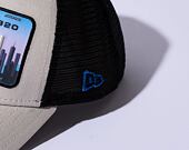 Kšiltovka New Era 9FORTY A-Frame Trucker License Plate - Brooklyn New York Snapback Stone