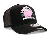 Kšiltovka New Era 9FORTY A-Frame Trucker Sign Black / Pink