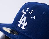 Kšiltovka New Era 59FIFTY MLB Team League 5 Los Angeles Dodgers Dark Royal