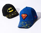 Dětská kšiltovka New Era 9FORTY Kids DC Paint Splatter Superman Bright Royal