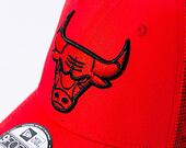 Kšiltovka New Era 9FORTY Trucker NBA Home Field Chicago Bulls Red