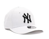 Dětská kšiltovka New Era 9FORTY Kids MLB Kids League Essential New York Yankees - White / Black