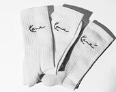 Ponožky Karl Kani Signature Socks 3-Pack white