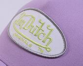 Kšiltovka Von Dutch Trucker Boston Lilac/White
