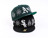 Kšiltovka New Era 59FIFTY MLB All-Over-Paisley Chicago White Sox Team Color / Optic White