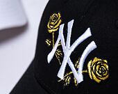 Dámská kšiltovka New Era 9FORTY Womens MLB Floral Metallic New York Yankees Black