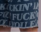 Kraťasy RIP N DIP Fuckin Fuck Denim Shorts Medium Wash