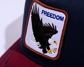 Kšiltovka Goorin - The Freedom Eagle Trucker - Indigo