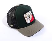 Kšiltovka Capslab Duck Tales - Beagle Boys Trucker Olive