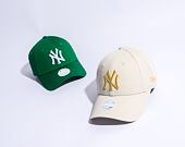 Dámská Kšiltovka New Era - MLB Metallic 9FORTY - NY Yankees - Stone / Gold