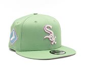 Kšiltovka New Era 9FIFTY MLB Pastel Patch Chicago White Sox Bright Green / White