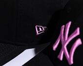 Dětská Kšiltovka New Era 9FORTY Kids MLB League Essential New York Yankees Black / Wild Rose Pink