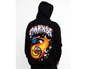 Mikina s kapucí Market Smiley Conflicted Hoodie Black