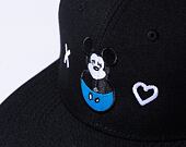 Kšiltovka RATAJ Hey Mickey Black / Blue Snapback