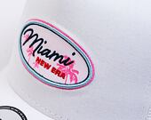 Kšiltovka New Era 9FORTY A-Frame Trucker Oval State Trucker White / Pink