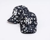 Dětská Kšiltovka New Era 9FORTY Kids MLB All Over Print Daisy New York Yankees Black / White