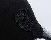 Kšiltovka New Era 9FORTY NFL Repreve Monochrome Las Vegas Raiders Black