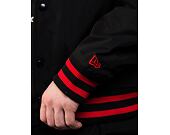 Bunda New Era Script Bomber Chicago Bulls Black / Red