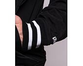 Bunda New Era Team Logo Back Print Bomber New York Yankees Black / Optic White