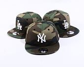 Kšiltovka New Era 9FIFTY MLB Team Camo New York Yankees Woodland Camo