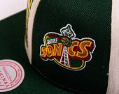 Kšiltovka Mitchell & Ness NBA Pop Panel Snapback Hwc Seattle Supersonics Off White / Green