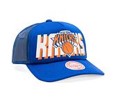 Kšiltovka Mitchell & Ness NBA Billboard Trucker Snapback New York Knicks Blue