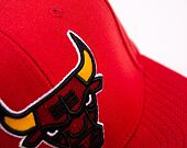 Kšiltovka Mitchell & Ness NBA Logo History Fitted Hwc Chicago Bulls Red