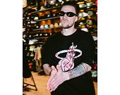 Triko New Era NBA Infill Logo Oversized Tee Miami Heat Black / Scarlet