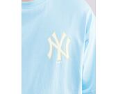 Triko New Era MLB Pastel Oversized Tee New York Yankees Pastel Blue / Off White
