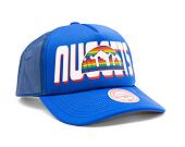 Kšiltovka Mitchell & Ness NBA Billboard Trucker Snapback Hwc Denver Nuggets Blue