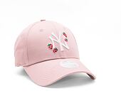 Dámská Kšiltovka New Era 9FORTY Womens MLB Strawberry New York Yankees Pink Rouge / White