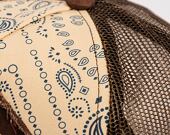 Kšiltovka Von Dutch Trucker Kalmar Poly Woven Brown Bandana