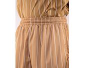 Kraťasy Karl Kani Retro Pinstripes Mesh Shorts sand/white