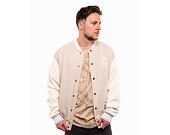 Bunda  Karl Kani Og Fleece College Jacket off white/white