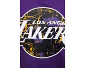 Triko New Era Infill Team Logo Oversized Tee Los Angeles Lakers Purple / Black