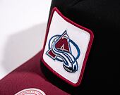 Kšiltovka Mitchell & Ness Nhl Truck It Trucker Avalanche Black