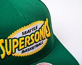 Kšiltovka Mitchell & Ness NBA Team Seal Trucker HWC Supersonics Green