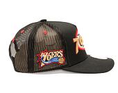 Kšiltovka Mitchell & Ness NBA Team Seal Trucker HWC 76Ers Black