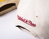Kšiltovka Mitchell & Ness NBA Merch Logo Classic Red 76Ers Cream