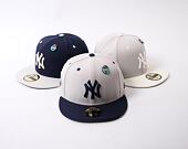 Kšiltovka New Era 59FIFTY MLB World Series Pin New York Yankees Stone / Navy