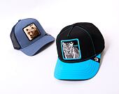Kšiltovka Goorin - 'Glow Cats Pack' - Blue Streak - Black / Glow Blue