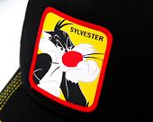 Kšiltovka Capslab Looney Tunes - Sylvester Black / Yellow
