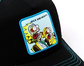 Kšiltovka Capslab Rick and Morty - Accelarating Rick and Morty Black / Turquoise