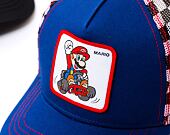 Kšiltovka Capslab Mario Kart - Mario Blue/Red/Checkered