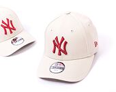 Dětská Kšiltovka New Era 9FORTY Kids MLB League Essential New York Yankees Stone / Cardinal