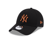 Kšiltovka New Era 9FORTY MLB League Essential New York Yankees Black / Toasted Peanut