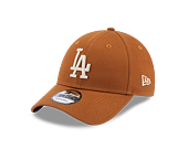Kšiltovka New Era 9FORTY MLB League Essential Los Angeles Dodgers Toasted Peanut / Stone