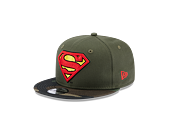 Dětská Kšiltovka New Era 9FIFTY Kids DC Superman New Olive