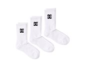 Ponožky DC SPP DC CREW 3PK  SOCK WBB0 Snow White